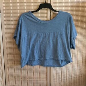 Pilcro Light Blue Crop Top Size Medium